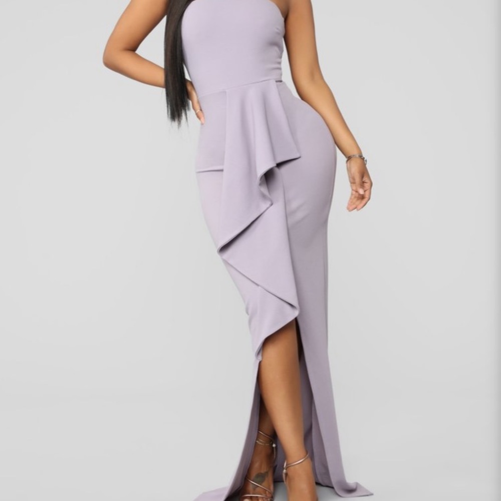Fashion Nova Lavender Dress